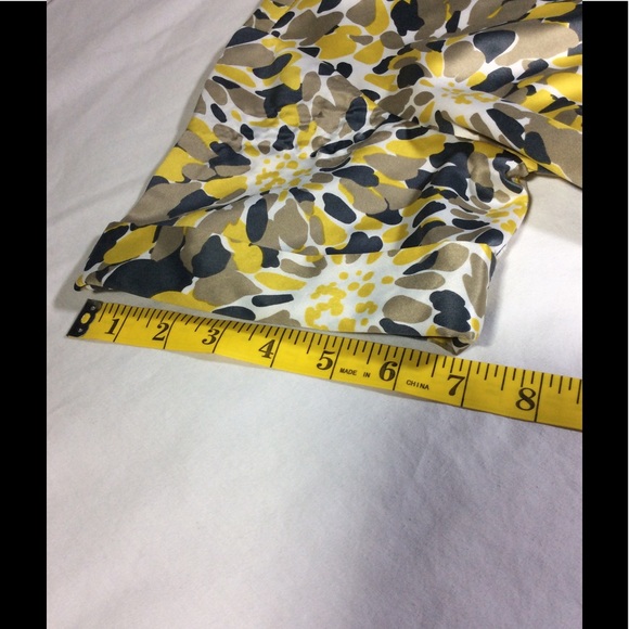 Banana Republic Yellow Floral Wrap Dress - Picture 7 of 8